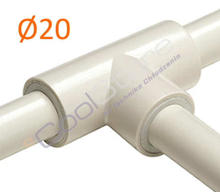 Tee to pipe PVC 20 2005 DR