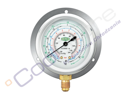 Bourdon type gauge REFCO MR-306-DS-R407c