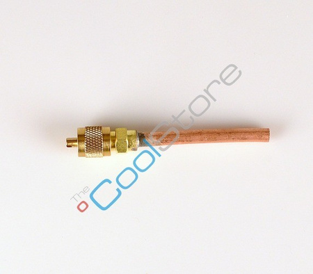 Charging valve 1/4"SAE /pipe 6 mm x 60 mm SU-04S