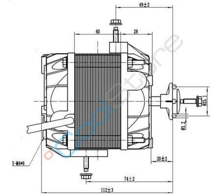 Fan motor Sai  25W ball bearing