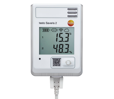 Testo Saveris 2-T1 - WiFi data logger with display and integrated NTC temperature probe