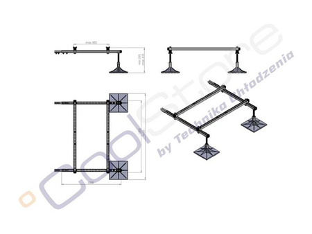 modular for extension  FRAME-Foot / FF2-EXT.