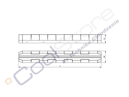 RUBBER FLOOR SUPPORTS Rubber Block 1000mm