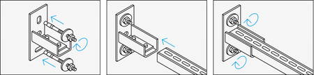 Niczuk channel support A 30 x 30 mm