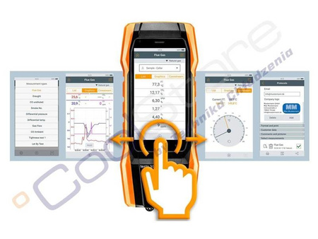 Flue gas analyser Testo 300 - set without printer