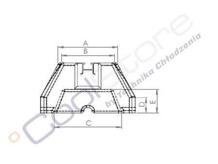 RUBBER FLOOR SUPPORTS 4Rubber Block 400mm