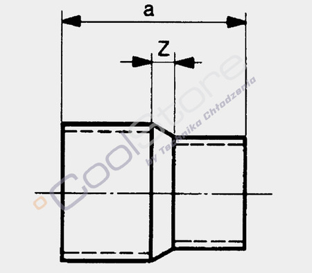 Copper Reduction Coupler Connection 15 x 10 [mm] 