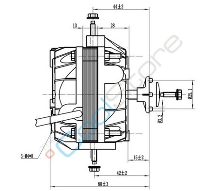 Fan motor Sai  5W ball bearing