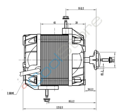 Fan motor Sai  34W ball bearing