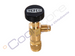 Access control valve for easy filling and evacuation of refrigeration system REFCO A-38010