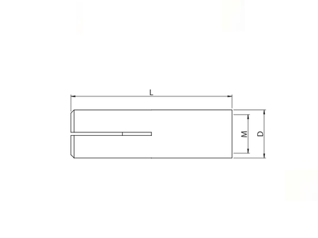 Niczuk brass expansion anchors M10 x 33, 50 pcs