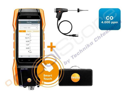 TESTO 300 NEXT LEVEL flue gas analyzer - set without printer + TESTO SmartSond 915i and 510i set