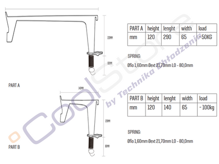 Bracket for mounting the indoor unit