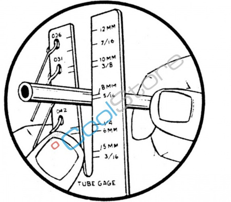 Capillary tube gauge REFCO 10971