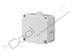 Surface-mounted junction box 90x90x52 IP55