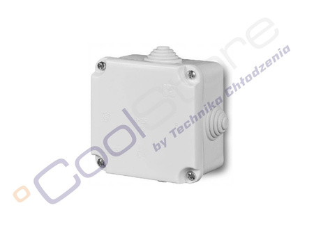 Surface-mounted junction box 90x90x52 IP55