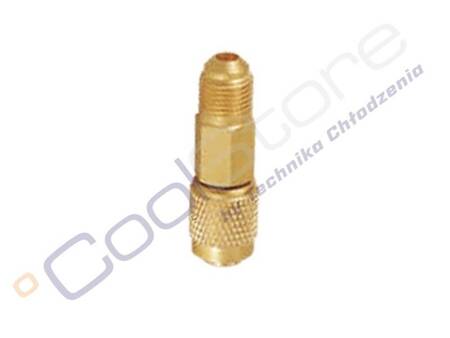 Adapter mosiężny VALUE V05 (1/4"m x 5/16"f ruchoma nakrętka)